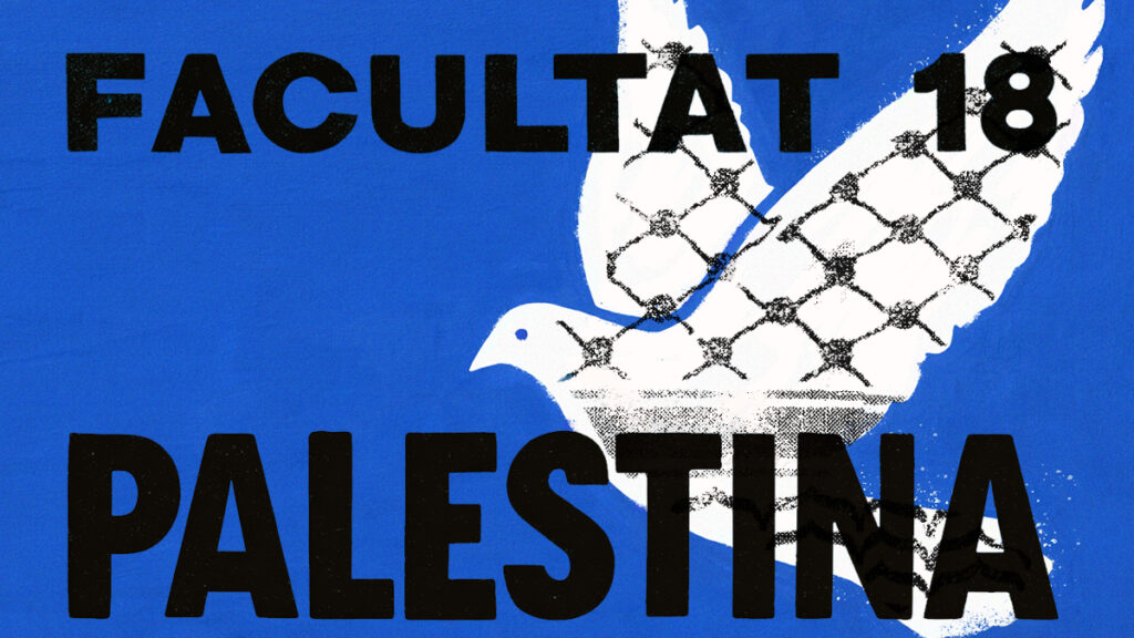 ActualitatPalestina, la Facultat 18 de la Universitat de Barcelona