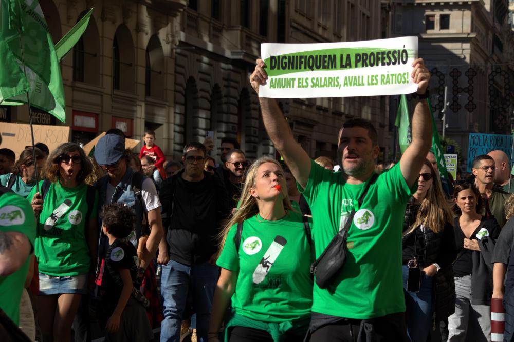 OpinióL’ofici d’educar: quan la millora de les nostres condicions de treball es tradueix en una millora de l’educació Vaga educació