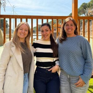 Picture of Carla Aguilar Zapata, Esther Brecha Serrat i Roser Just Linares